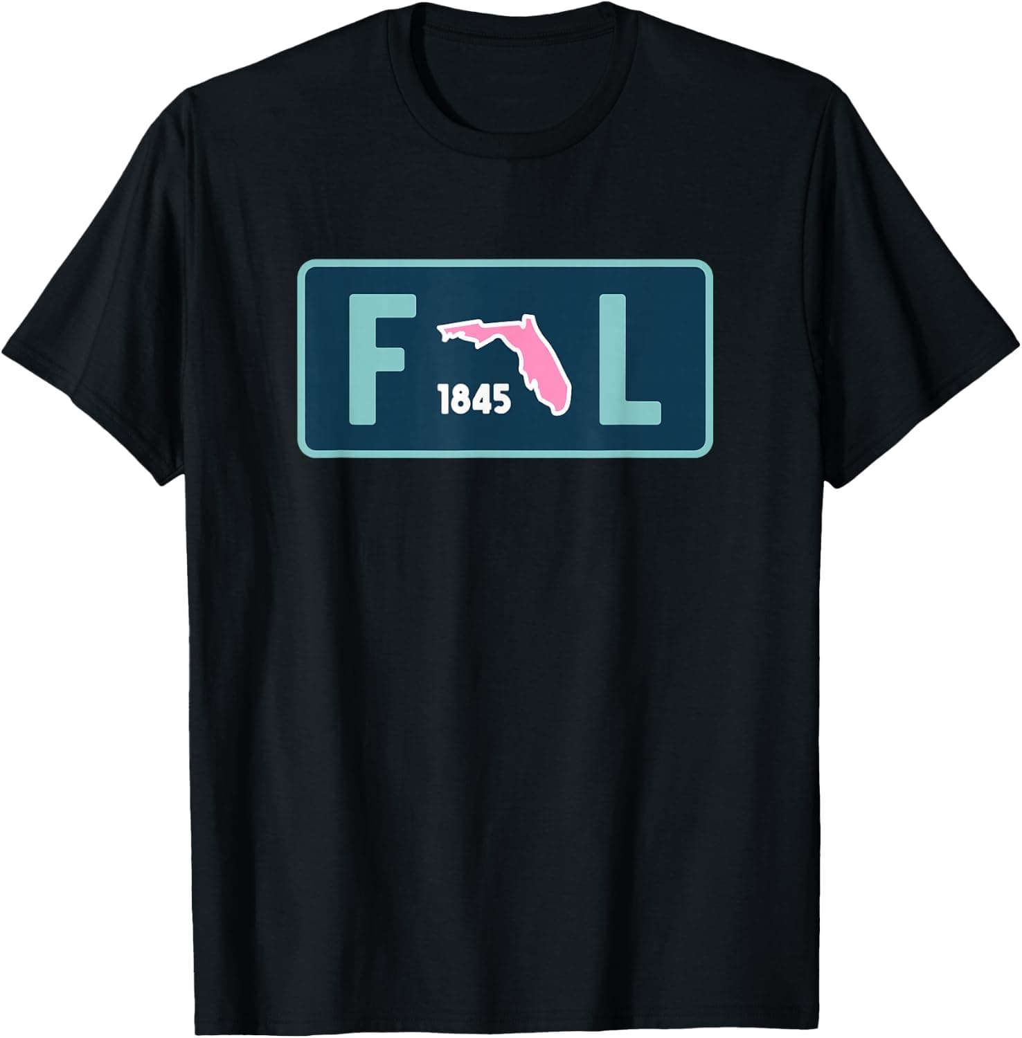 Vintage Florida Map Outline Badge — Florida apparel design