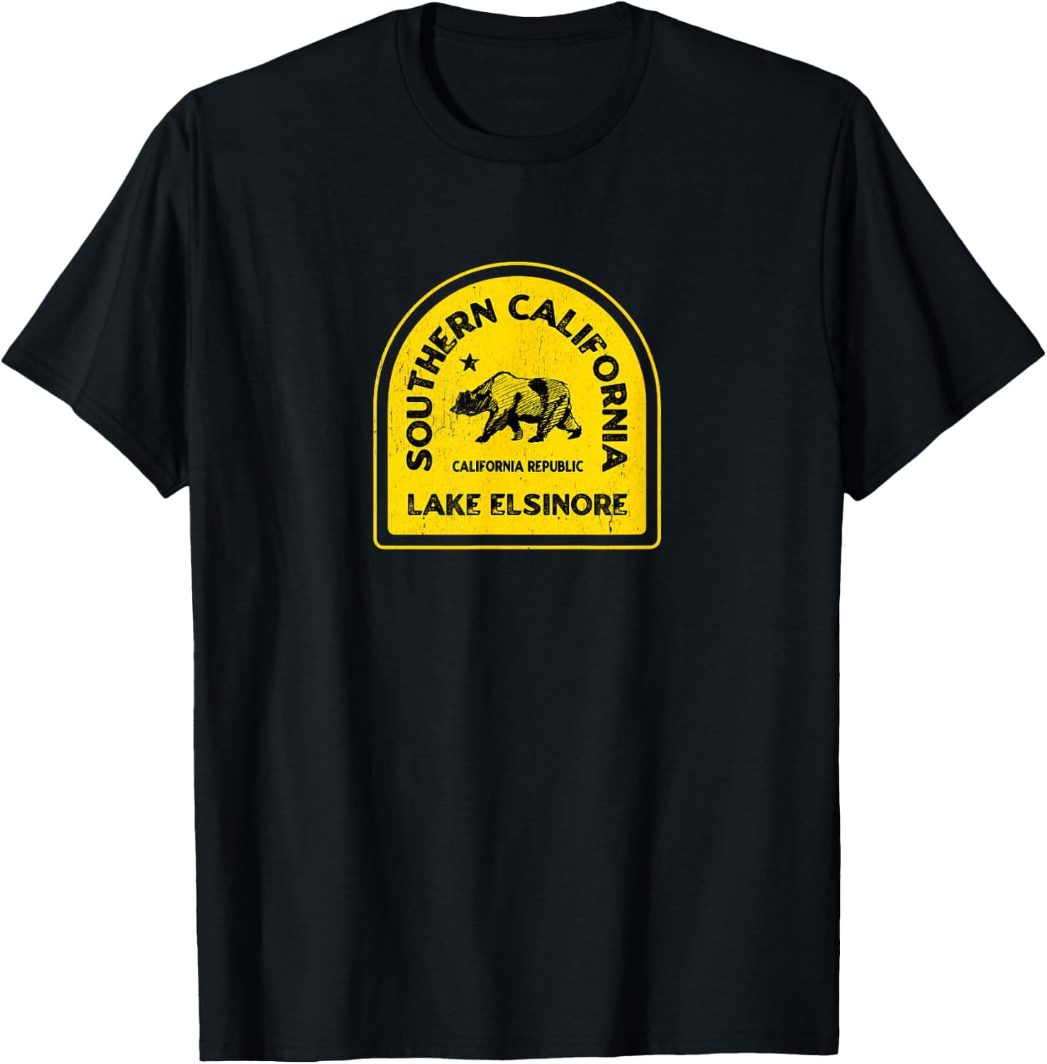 Lake Elsinore CA Vintage Style Southern California — USA apparel design