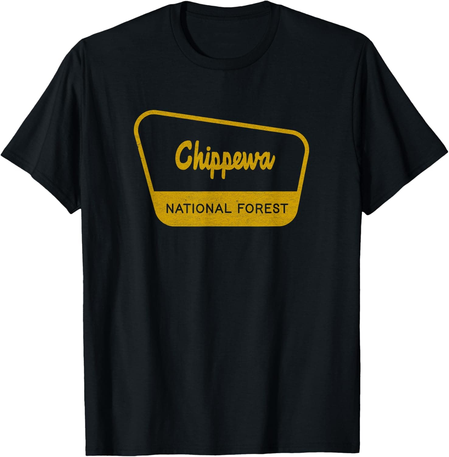 Chippewa National Forest Vintage Inspired Sign Graphic — National Forests apparel design